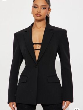 Fashion nova Hailey hourglass fitted blazer